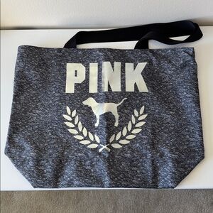 Charcoal Victoria’s Secret Pink Large Tote